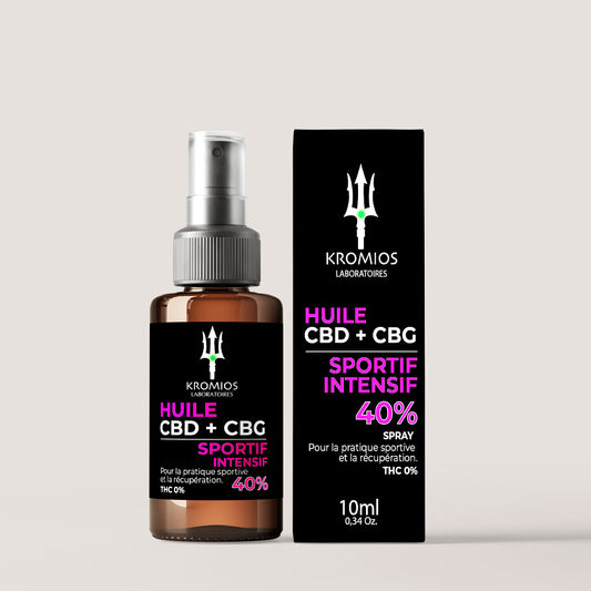 CBD + CBG OIL INTENSIVE SPORT 40% SPRAY